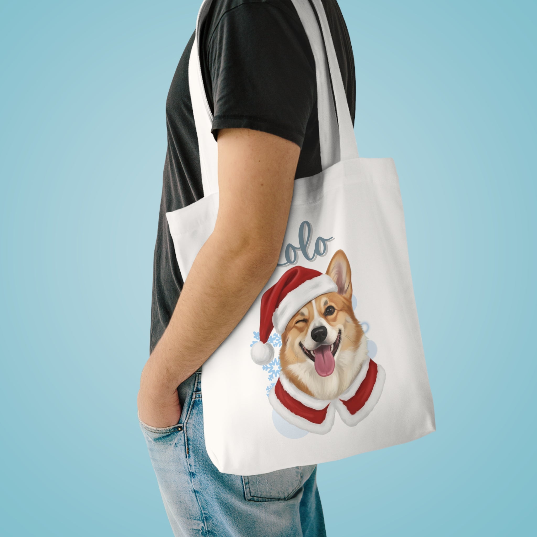 (Lolo) Personalized Dog Lover Tote Bag