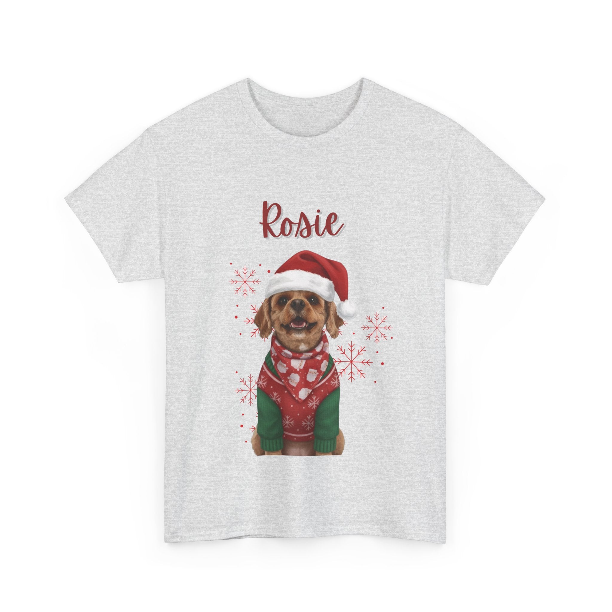 (Rosie) Whimsical Dog Portrait Tee Shirt