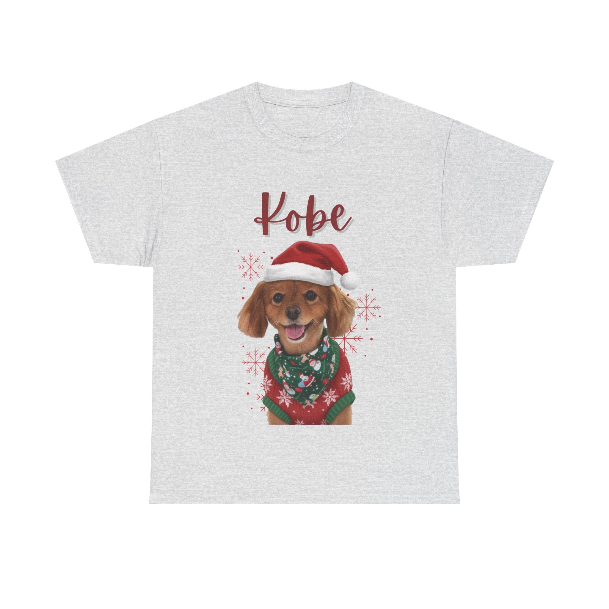 (Kobe) Whimsical Dog Portrait Tee Shirt