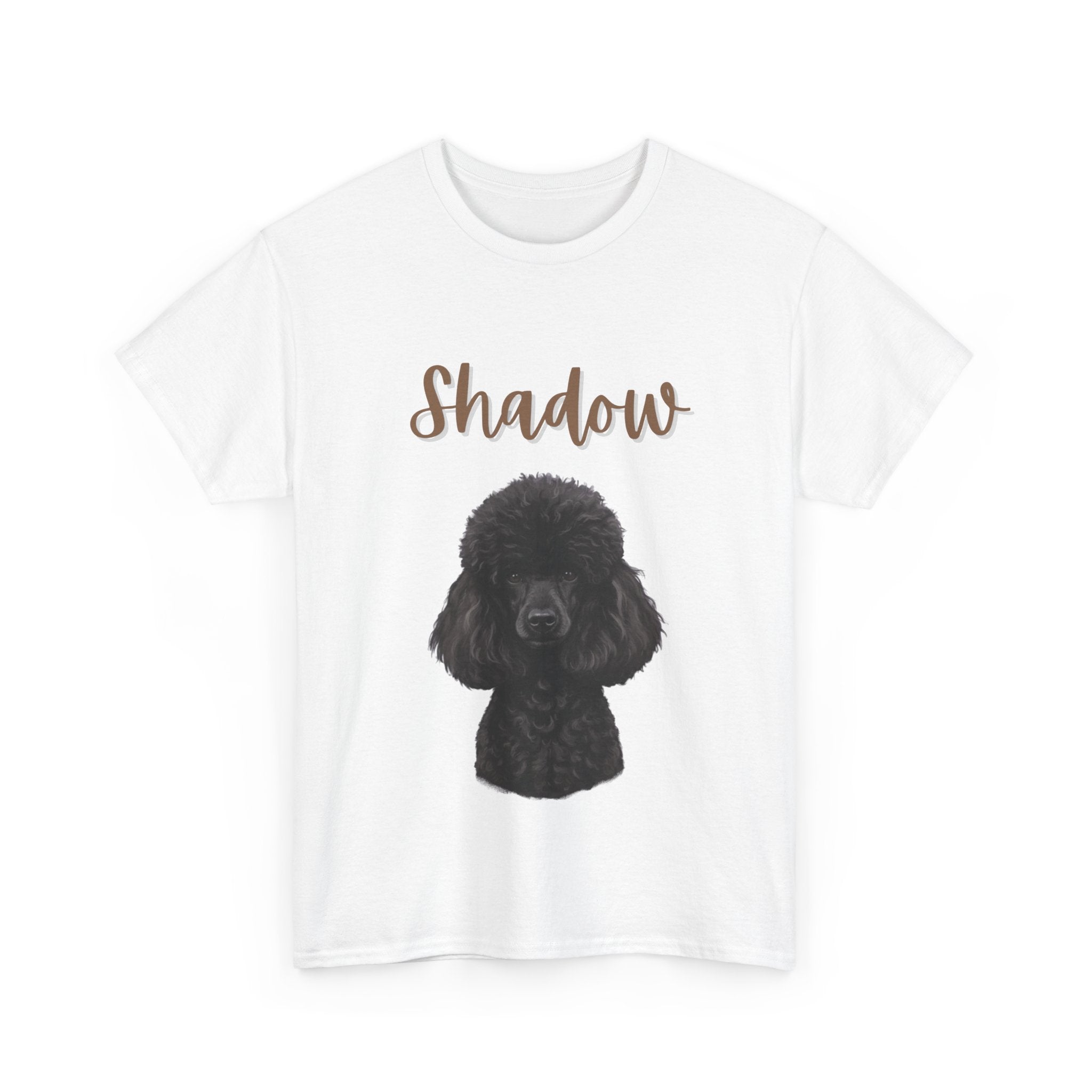 (Shadow) Whimsical Dog Portrait Tee Shirt