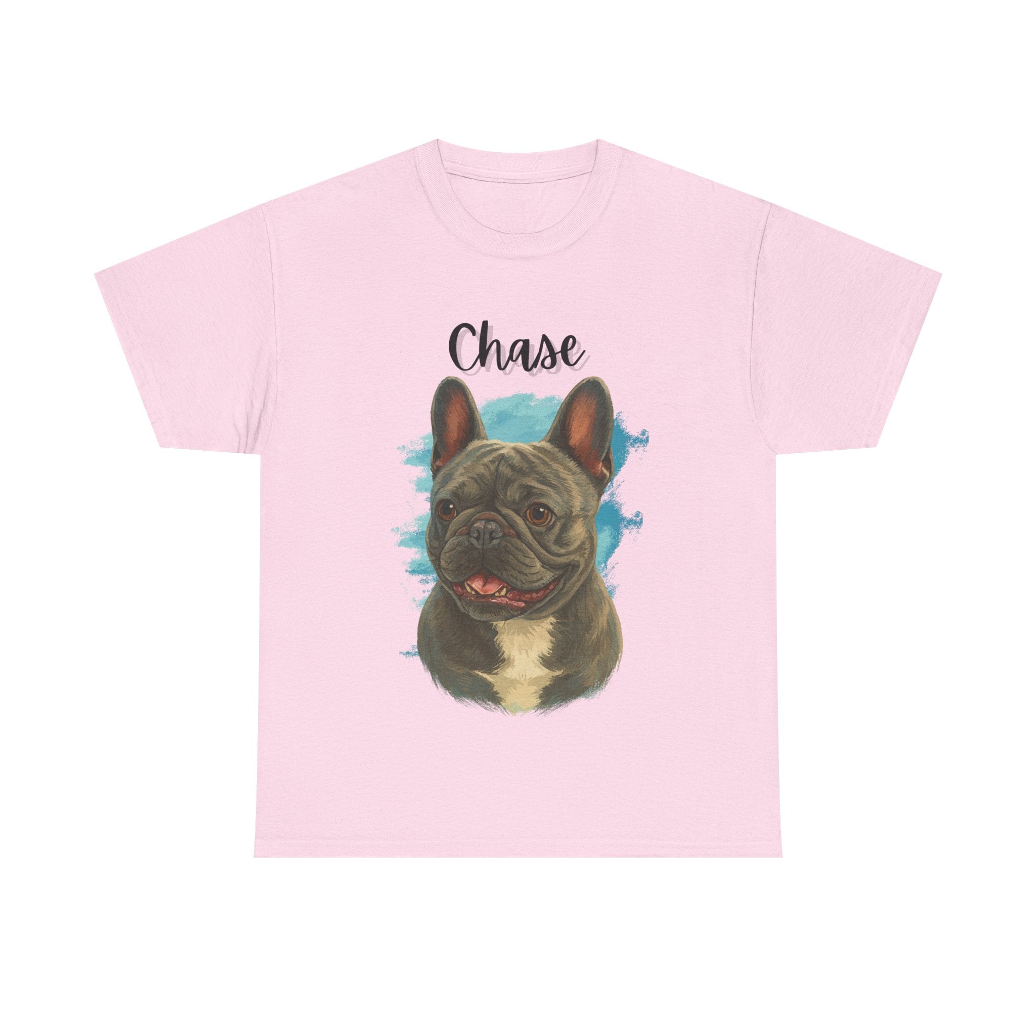 (Chase) Whimsical Dog Portrait Tee Shirt