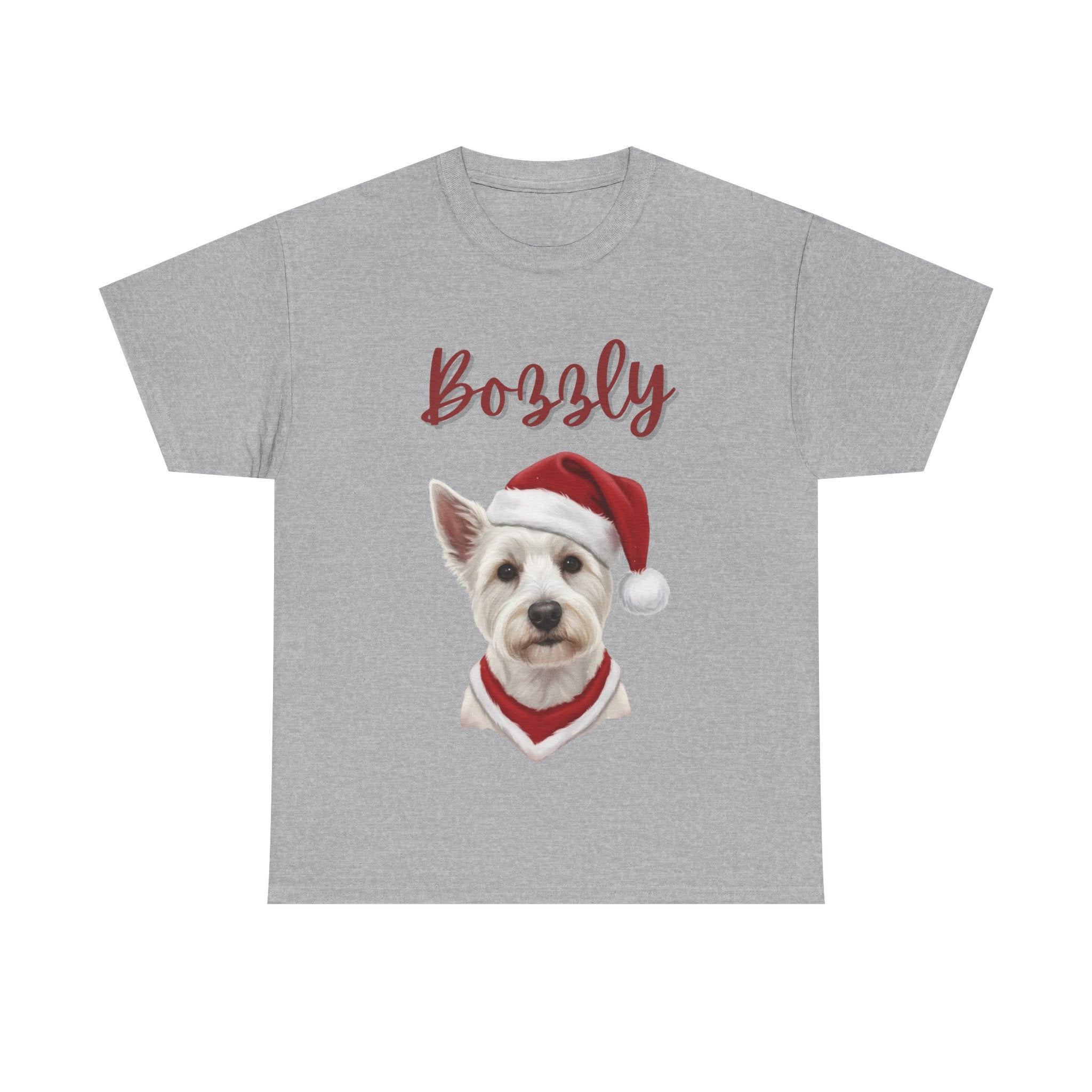 (Bozzly) Whimsical Dog Portrait Tee Shirt