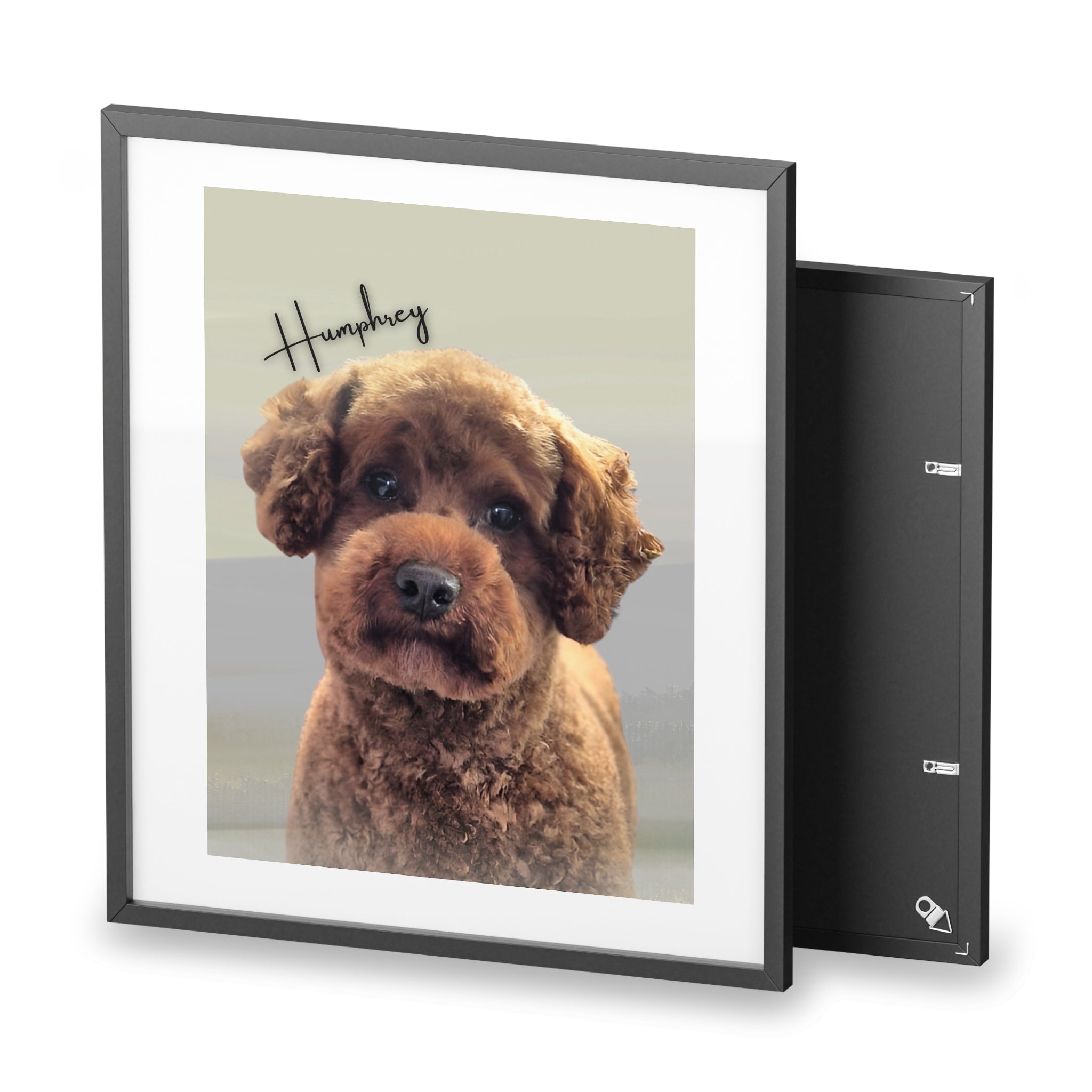 (Humphrey ) Playful Dog Framed Poster