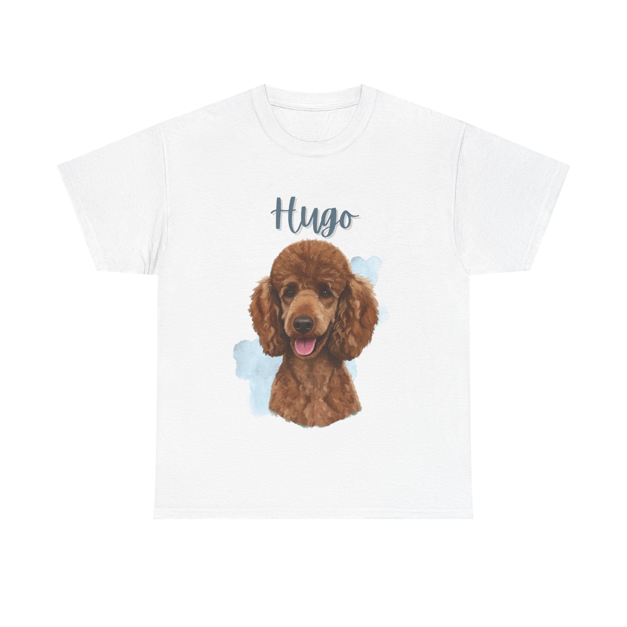 (Hugo) Whimsical Dog Portrait Tee Shirt