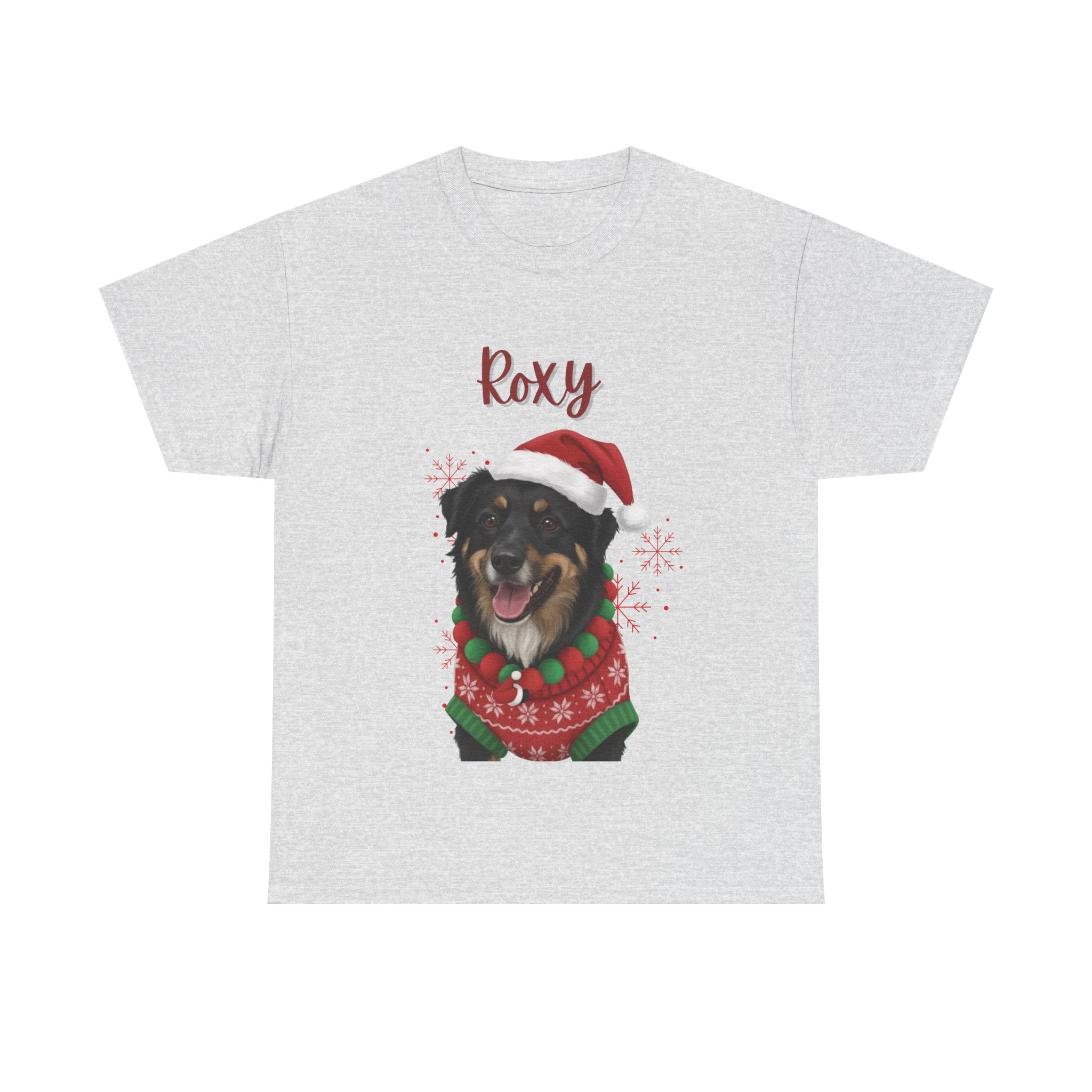 (Roxy) Whimsical Dog Portrait Tee Shirt