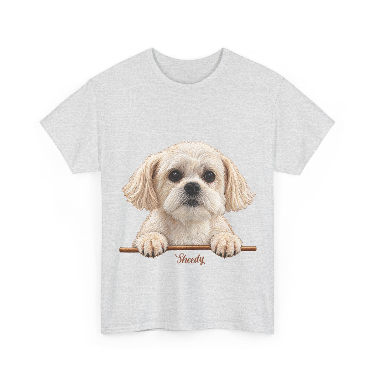 (Sheedy) Whimsical Dog Portrait Tee Shirt