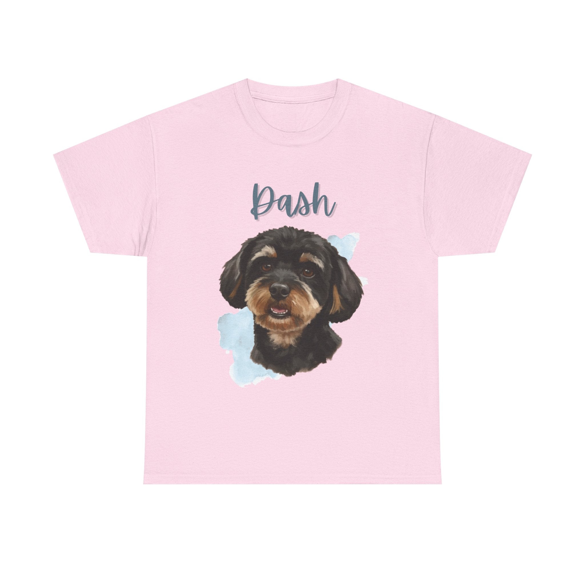 (Dash) Whimsical Dog Portrait Tee Shirt