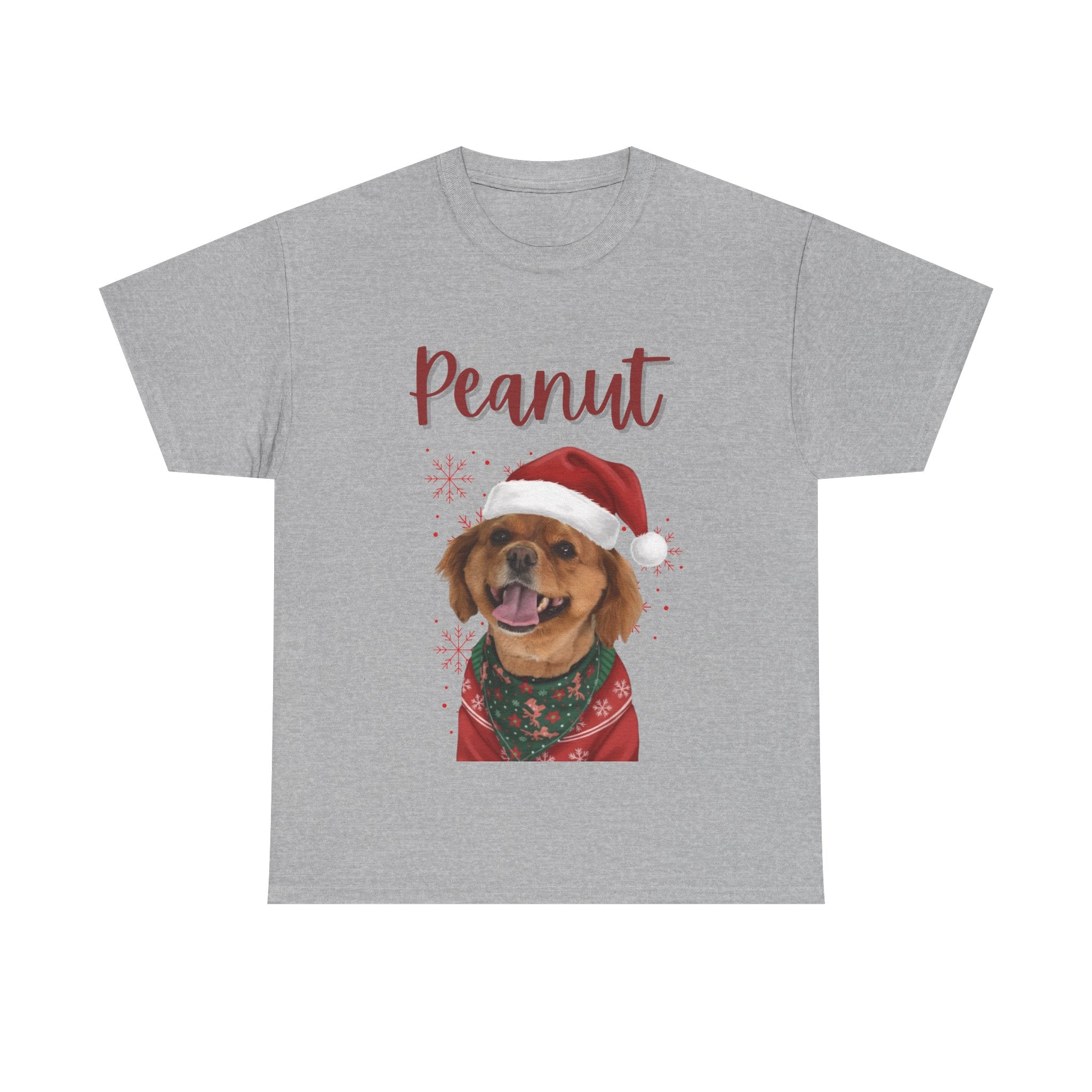 (Peanut) Whimsical Dog Portrait Tee Shirt