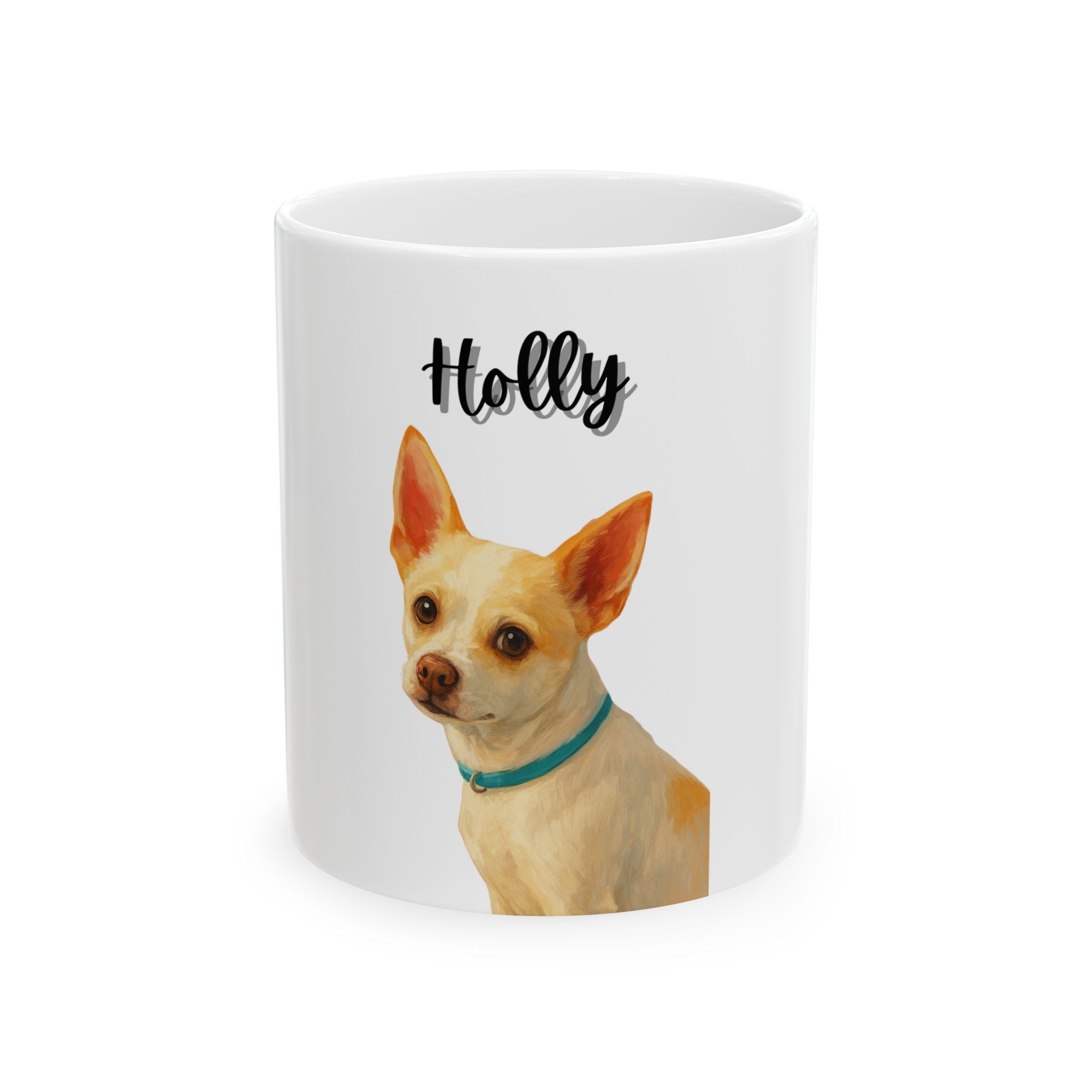 (Holly) Personalized Pet Mug