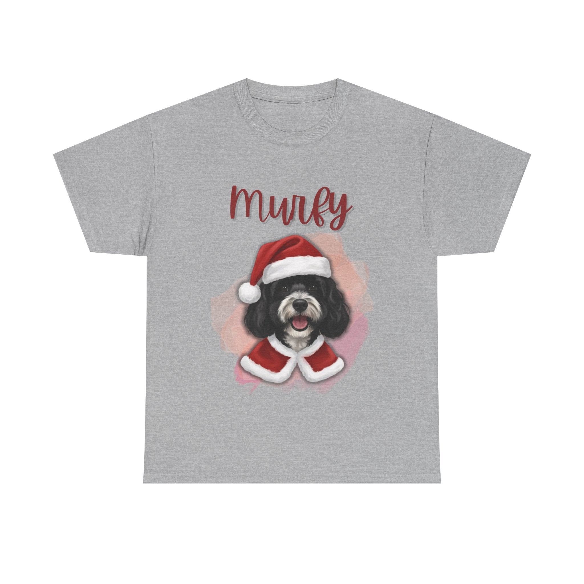 (Murfy) Whimsical Dog Portrait Tee Shirt