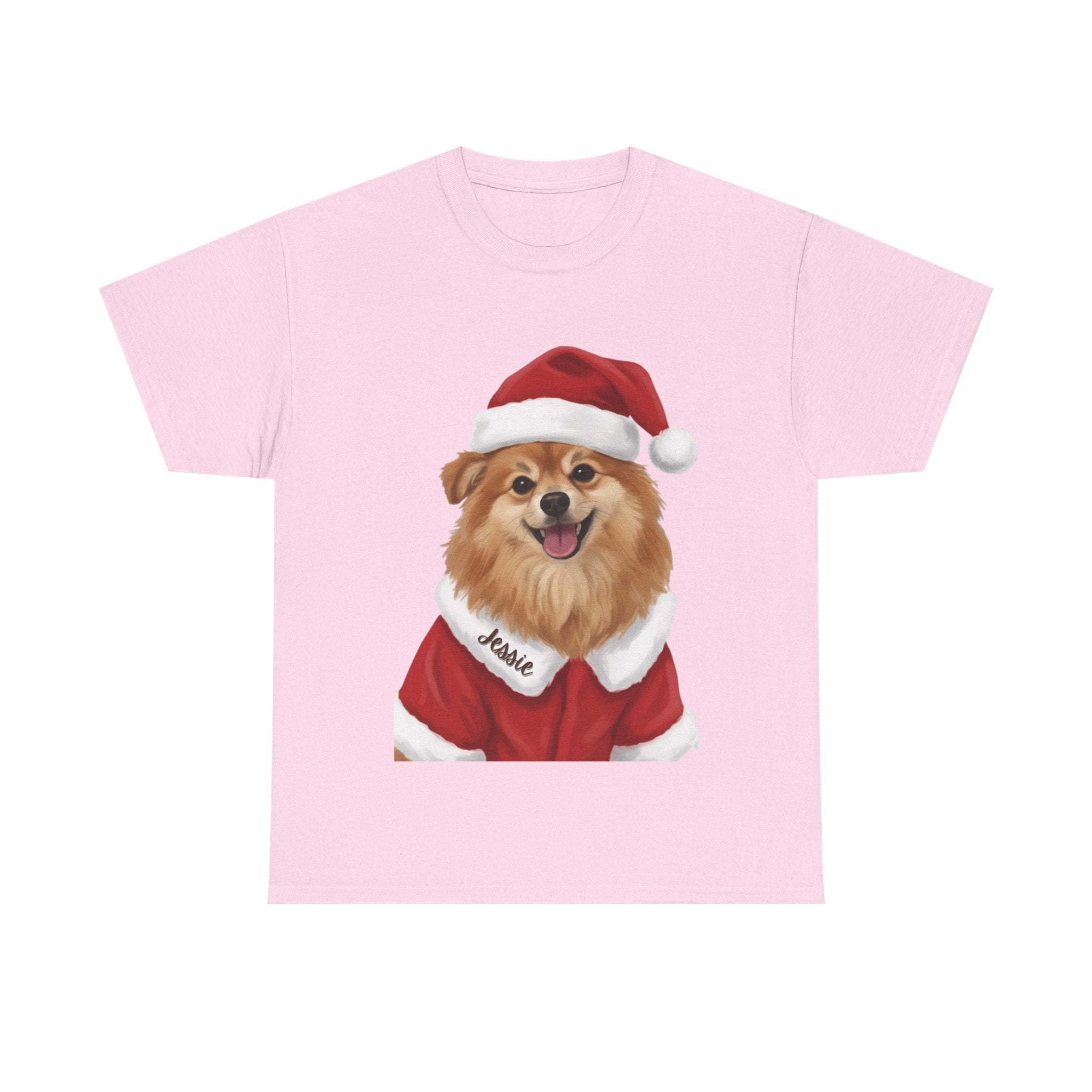 (Jessie) Whimsical Dog Portrait Tee Shirt