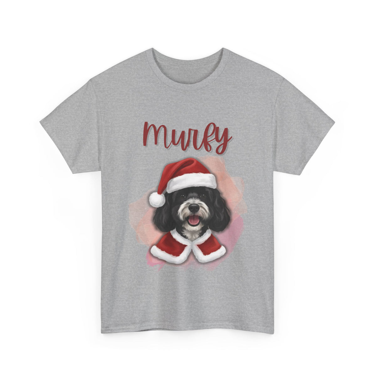 (Murfy) Whimsical Dog Portrait Tee Shirt