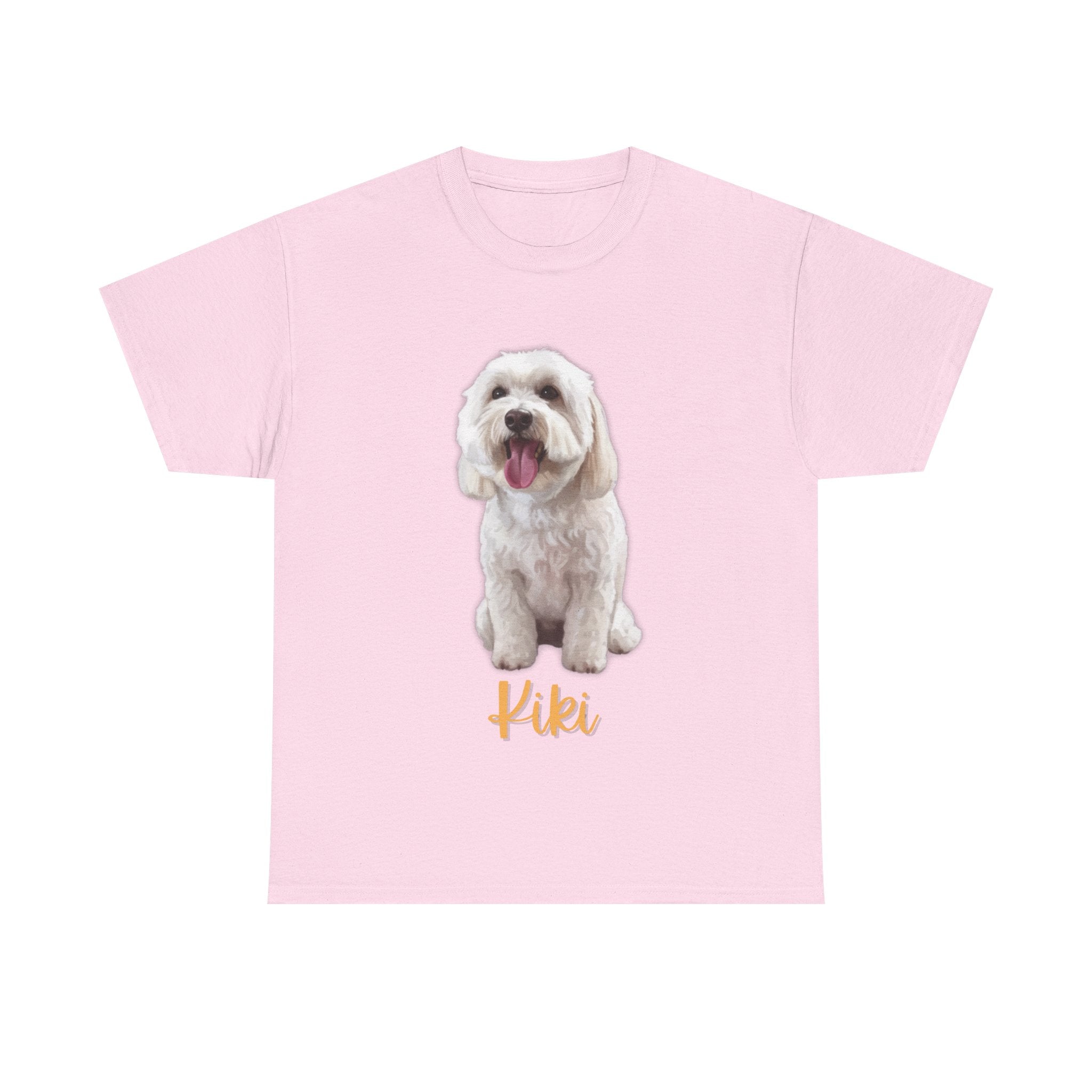 (Kiki) Whimsical Dog Portrait Tee Shirt