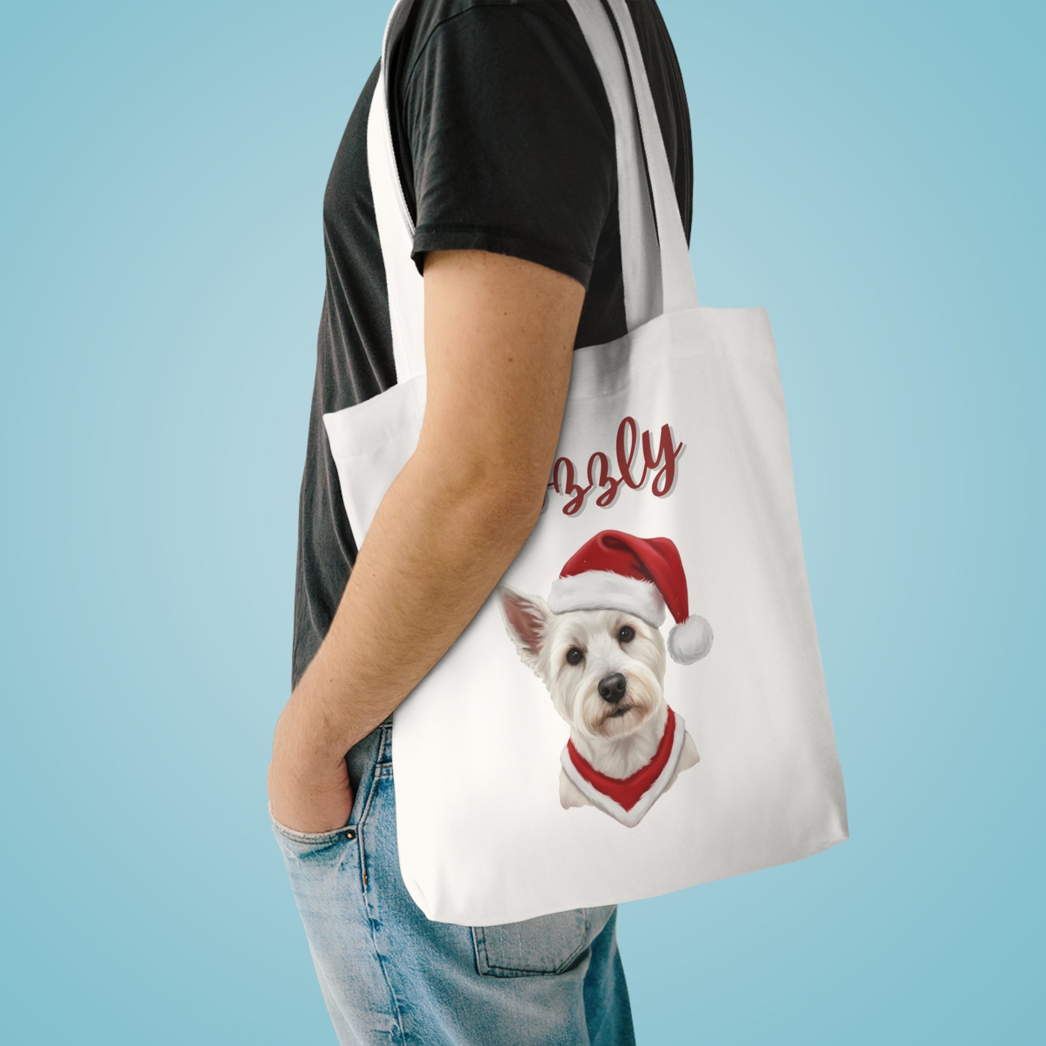 (Bozzly) Personalized Dog Lover Tote Bag