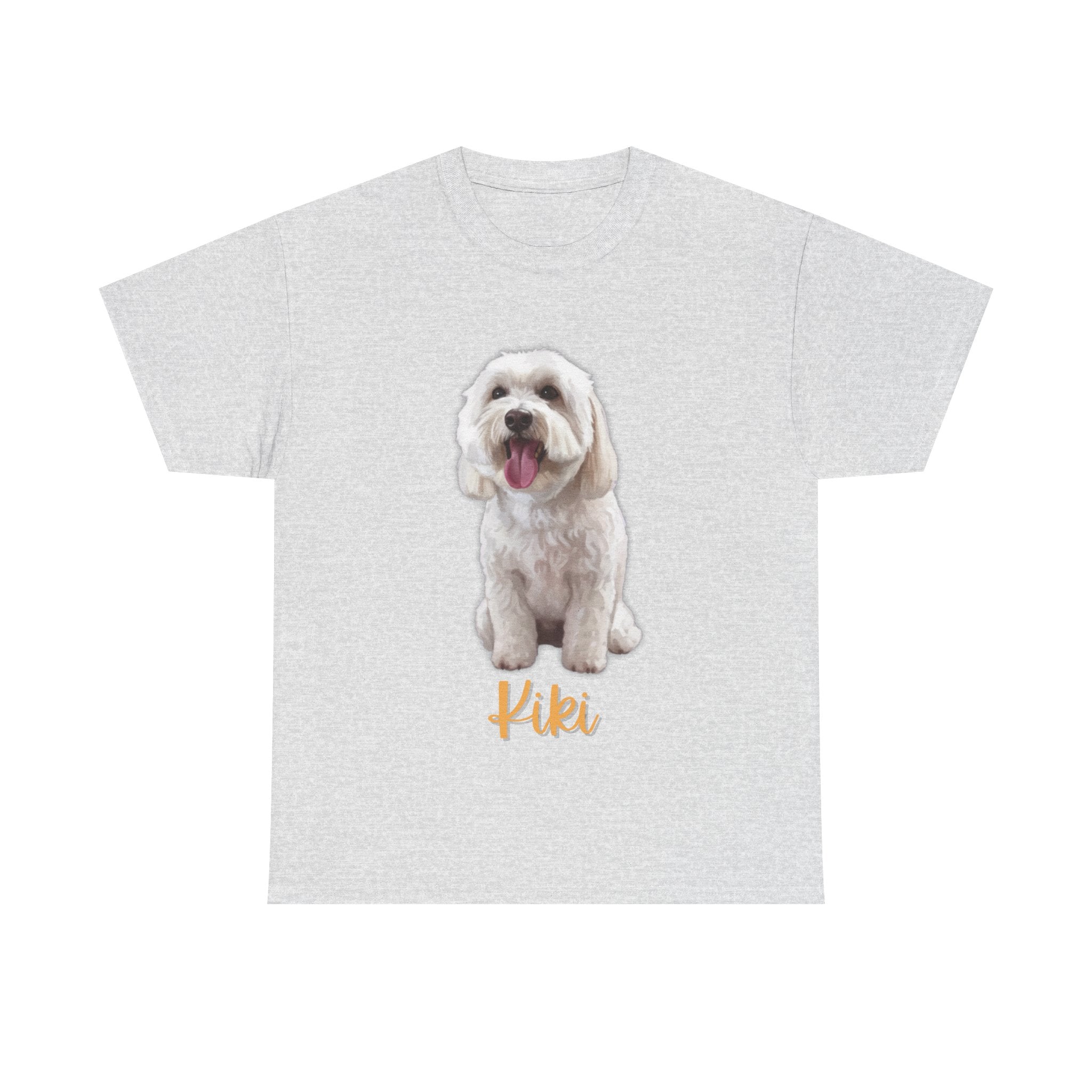(Kiki) Whimsical Dog Portrait Tee Shirt