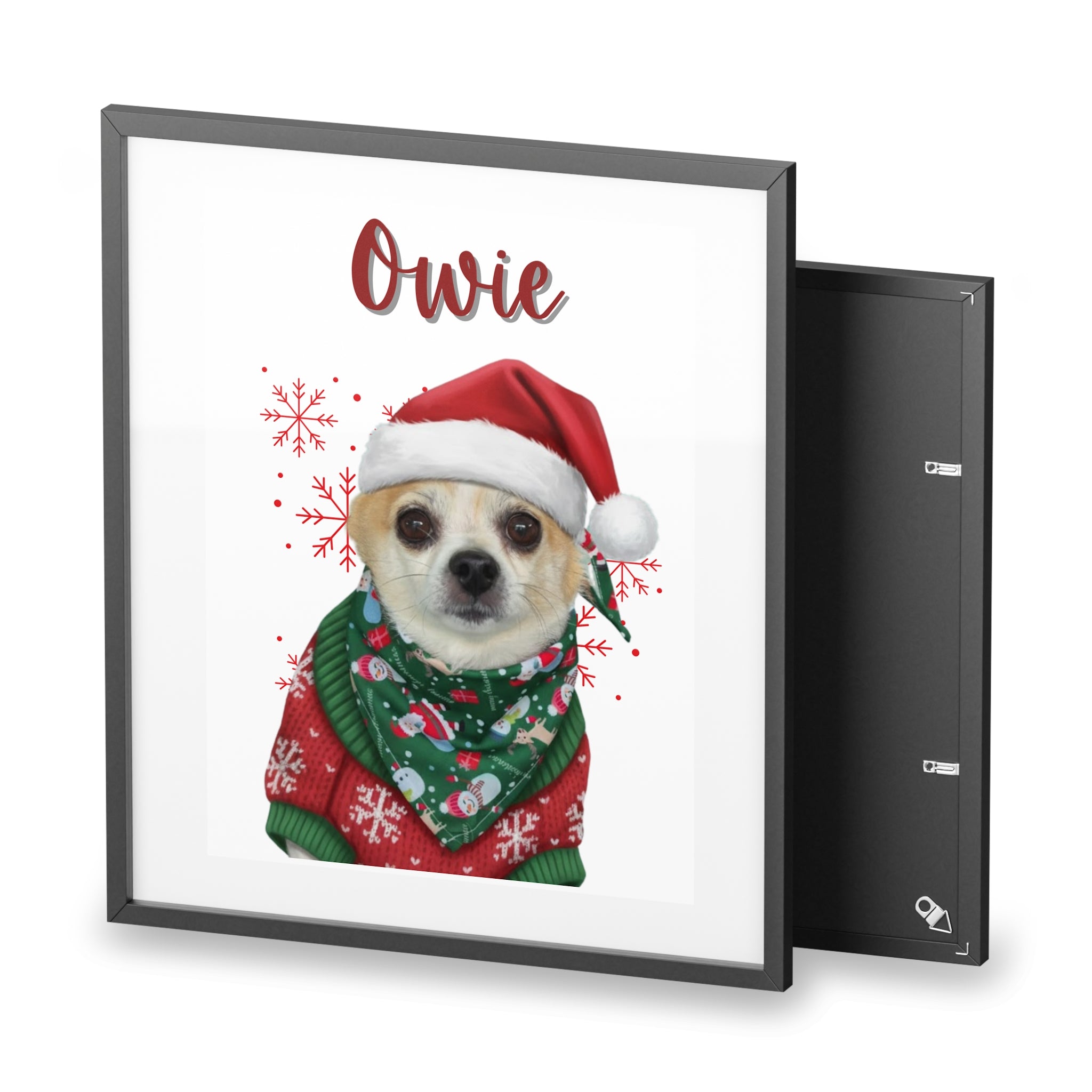 (Owie) Playful Dog Framed Poster