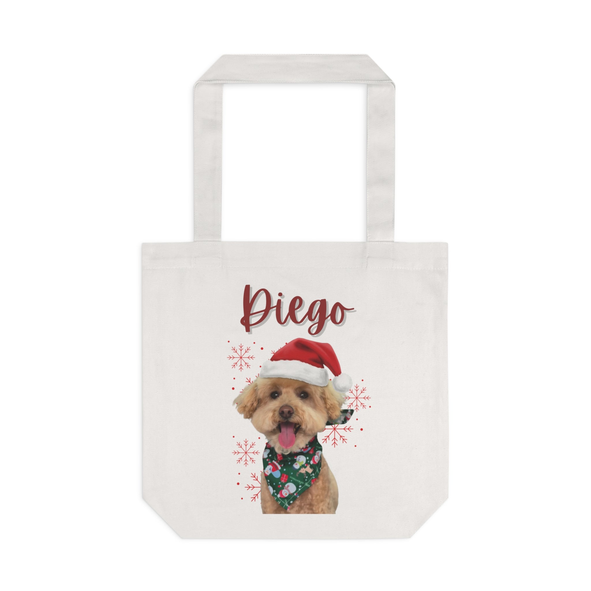 (Diego) Personalized Dog Lover Tote Bag