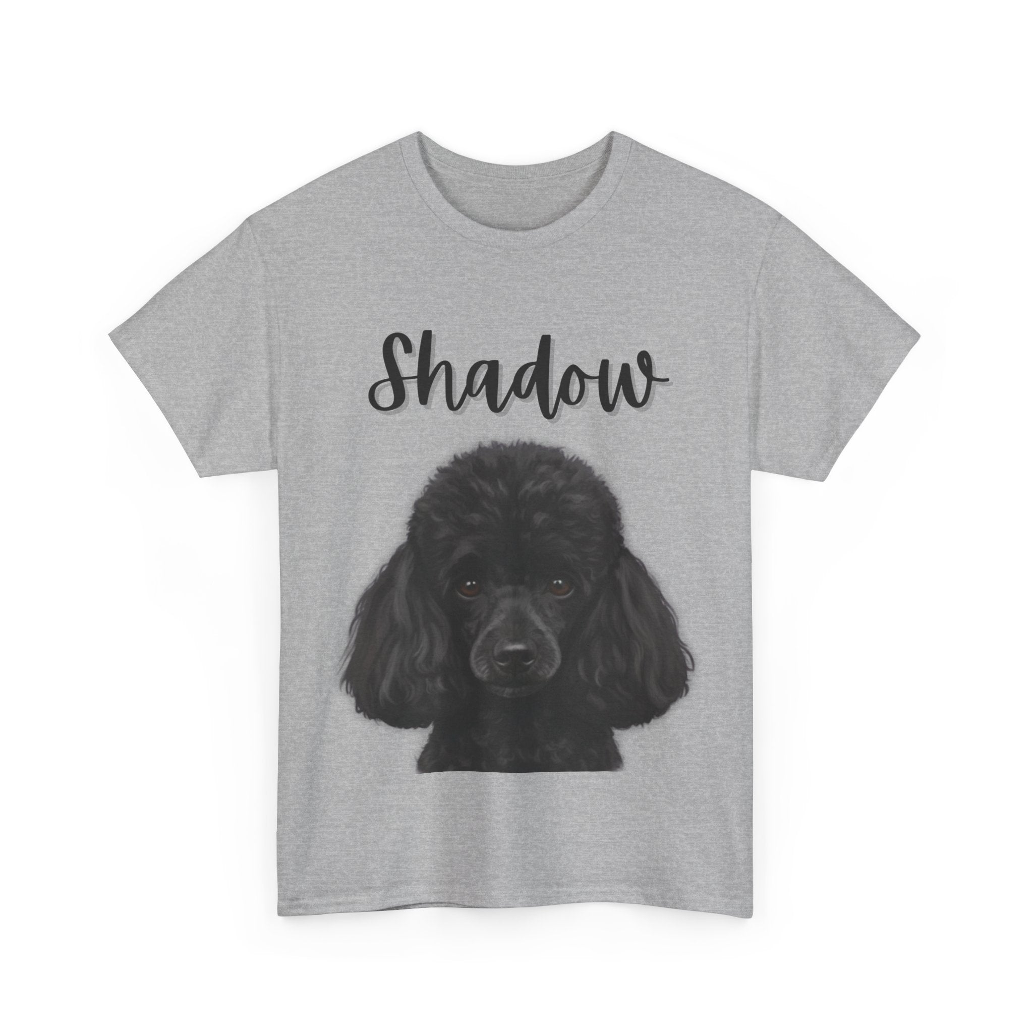 (Shadow) Whimsical Dog Portrait Tee Shirt