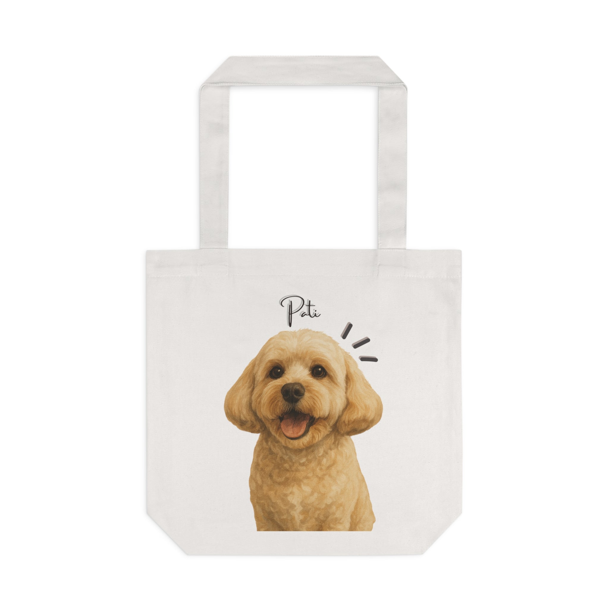 (Pati) Personalized Dog Lover Tote Bag