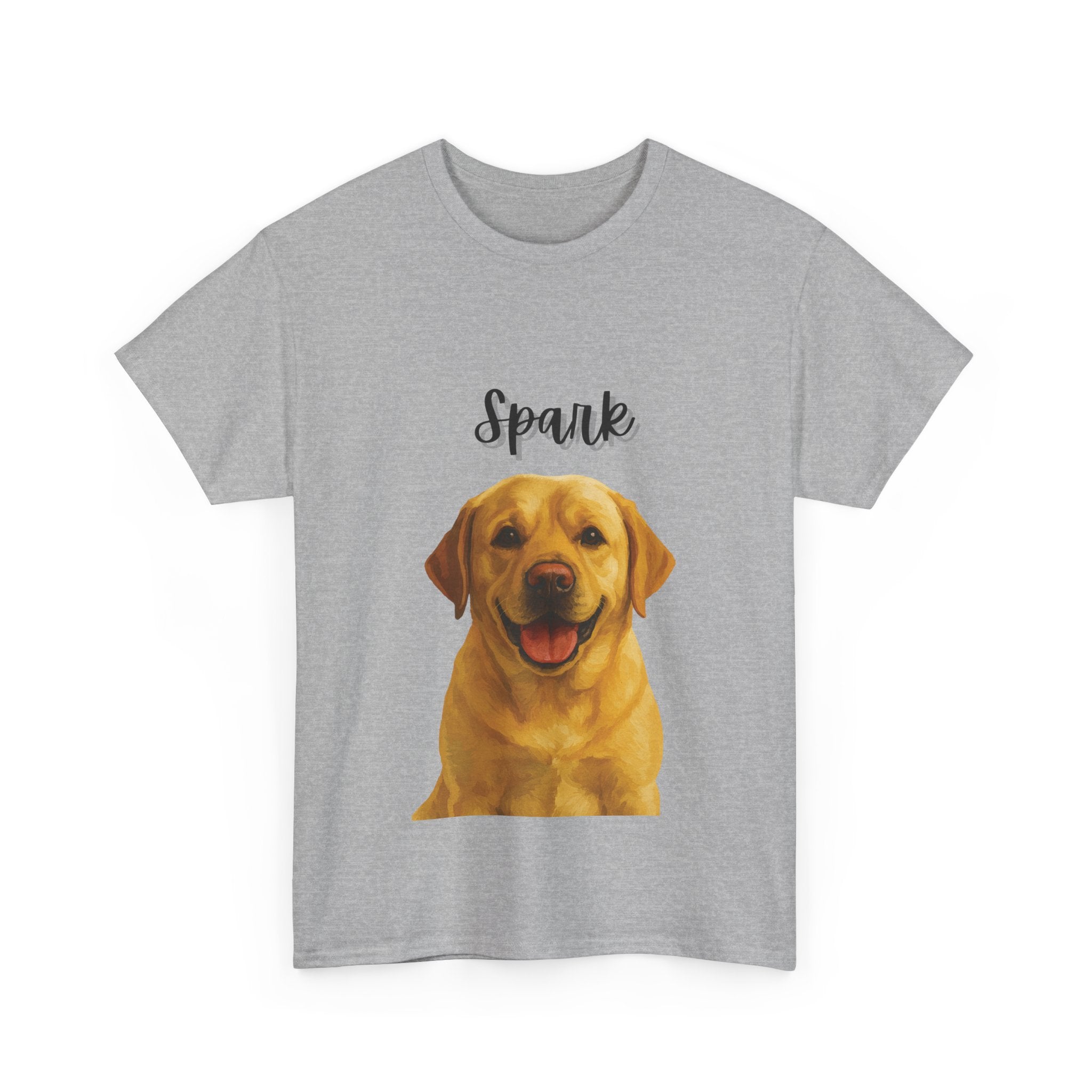 (Spark) Whimsical Dog Portrait Tee Shirt