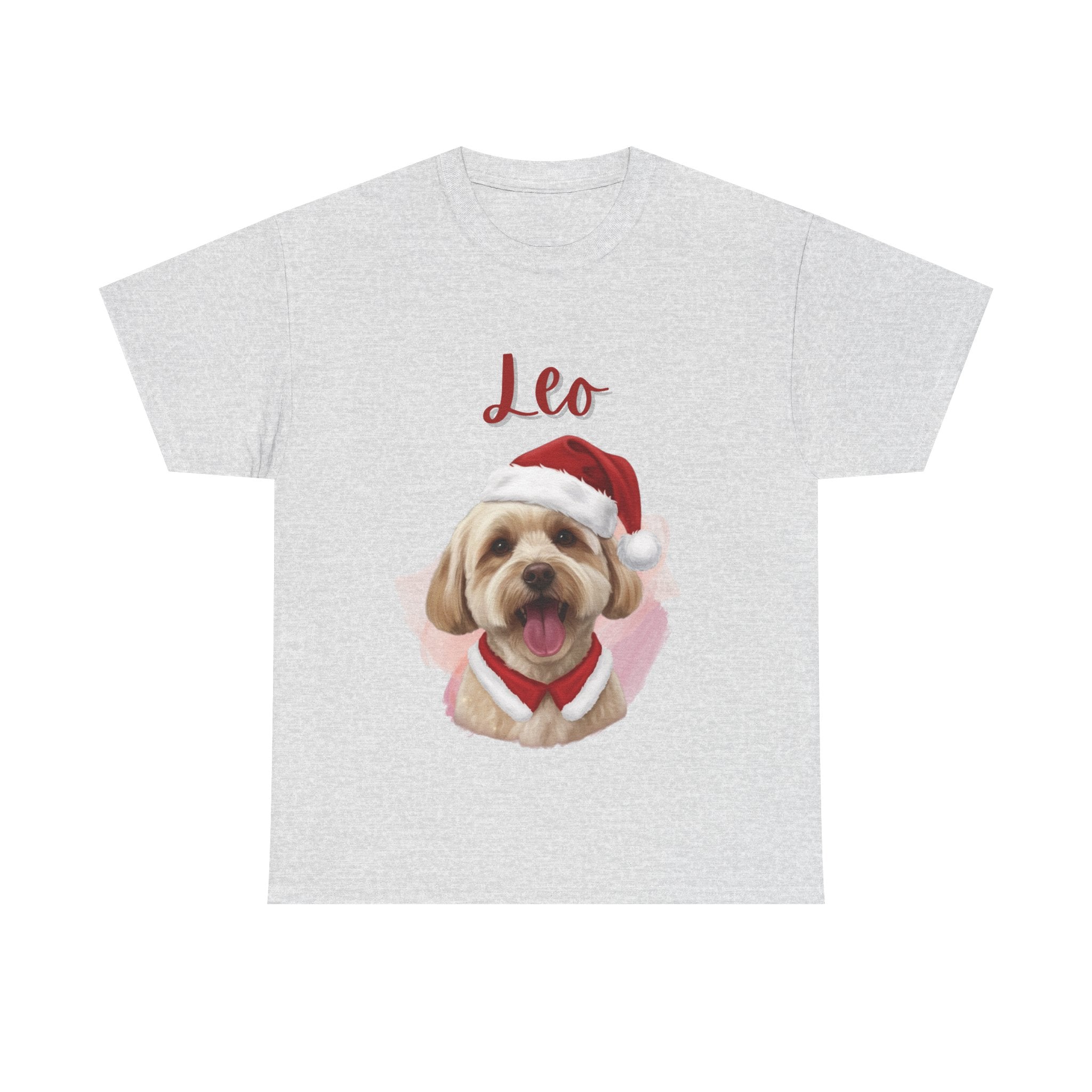 (Leo) Whimsical Dog Portrait Tee Shirt