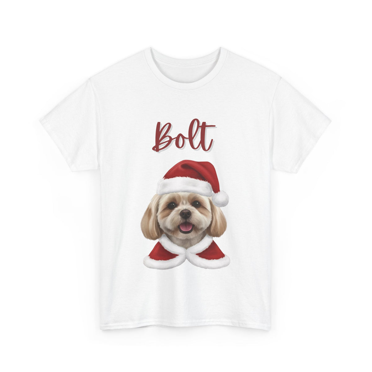 (Bolt) Whimsical Dog Portrait Tee Shirt