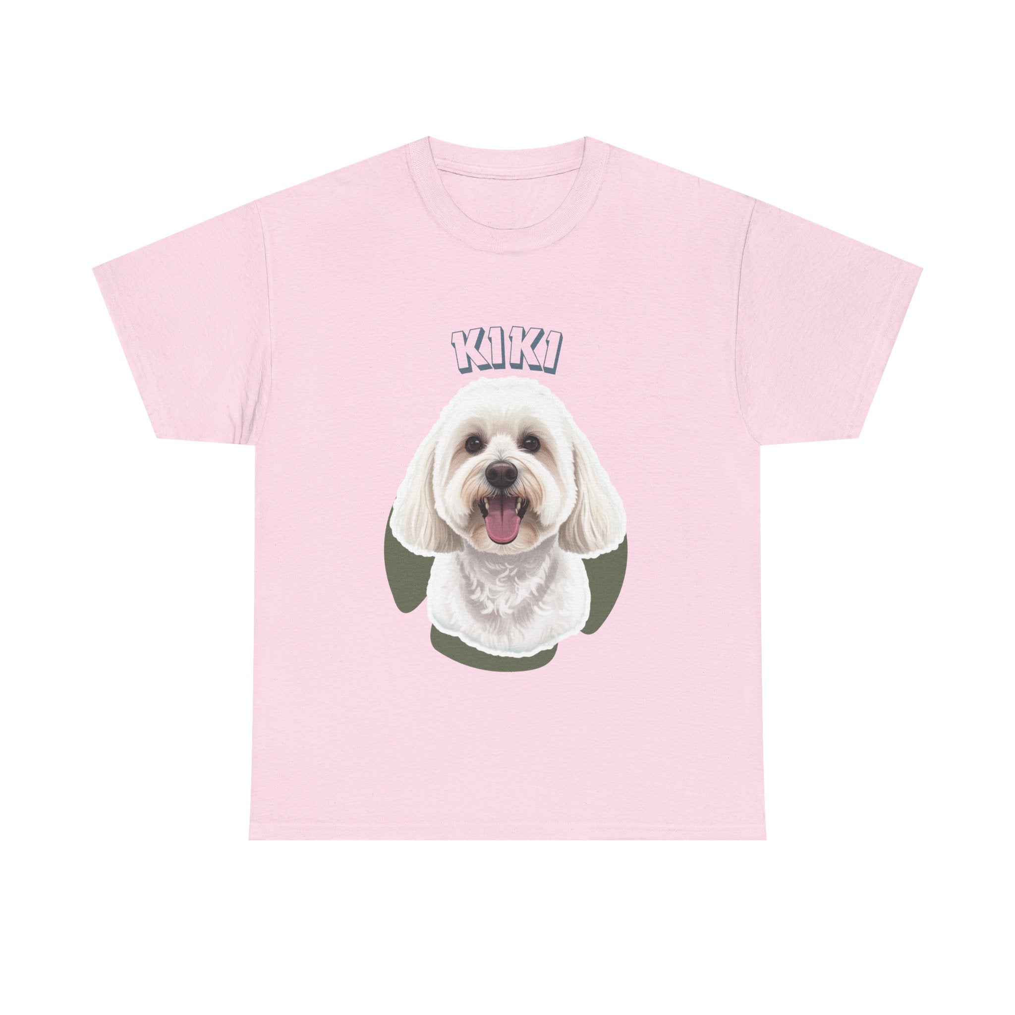 (Kiki) Whimsical Dog Portrait Tee Shirt