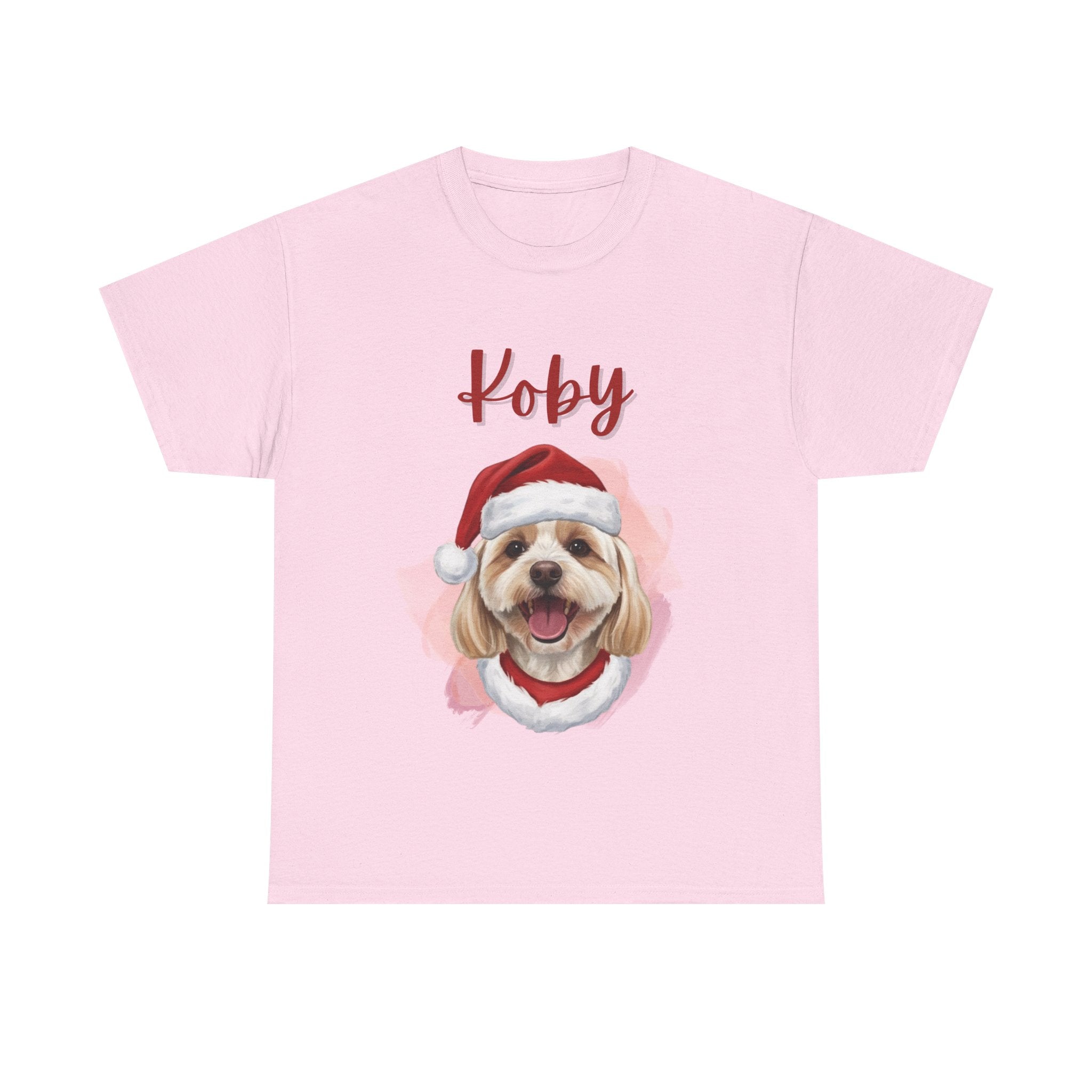 (Koby) Whimsical Dog Portrait Tee Shirt