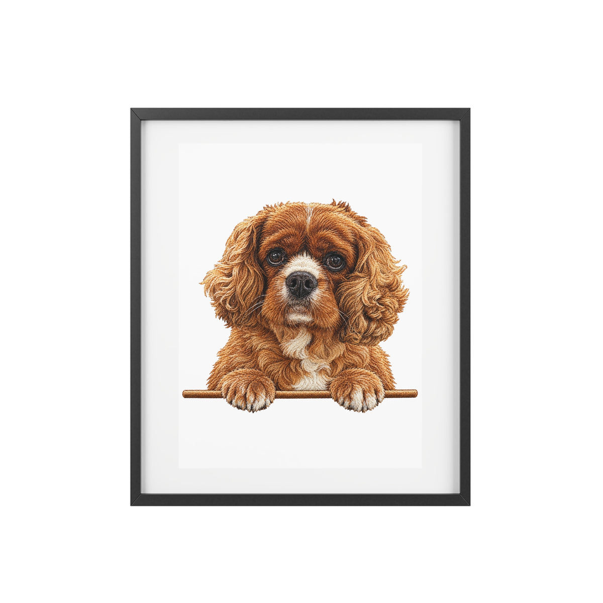 (Bailey) Playful Dog Framed Poster