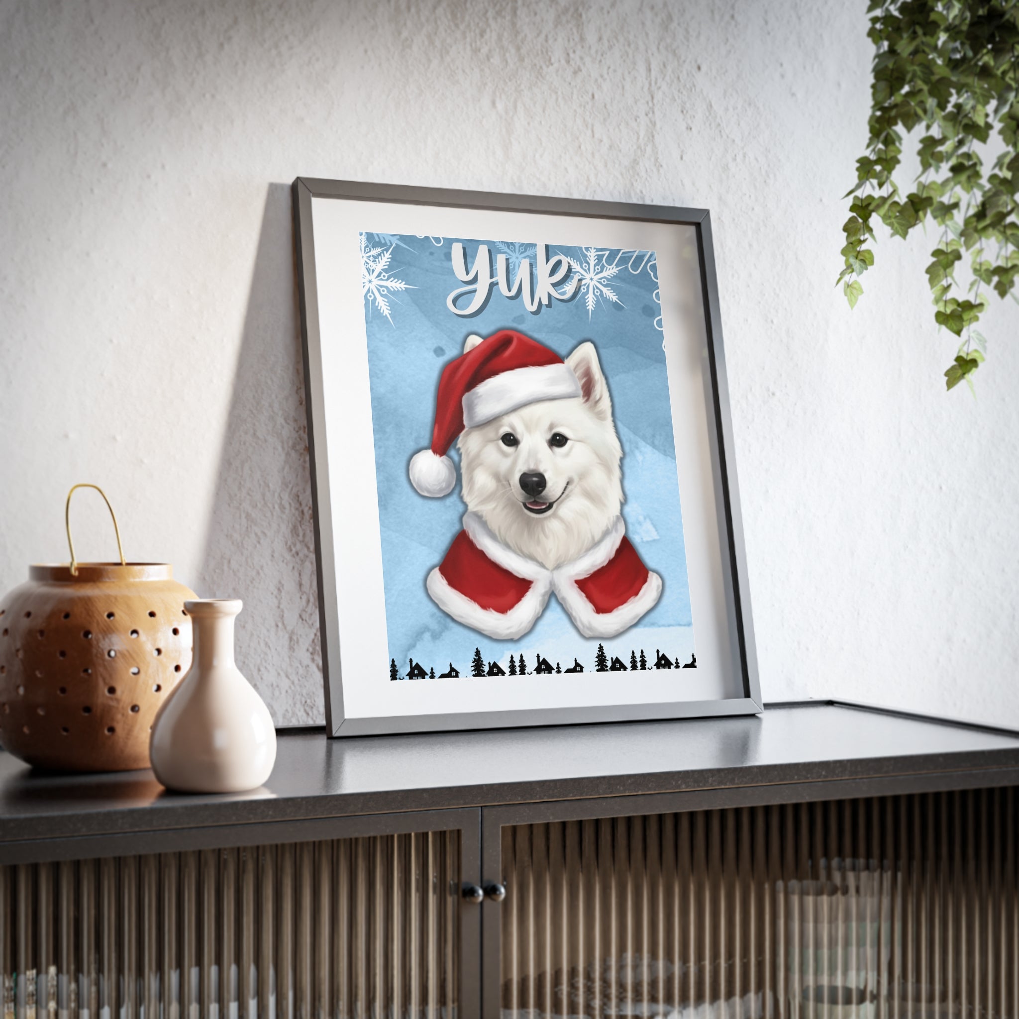 (Yuk) Playful Dog Framed Poster