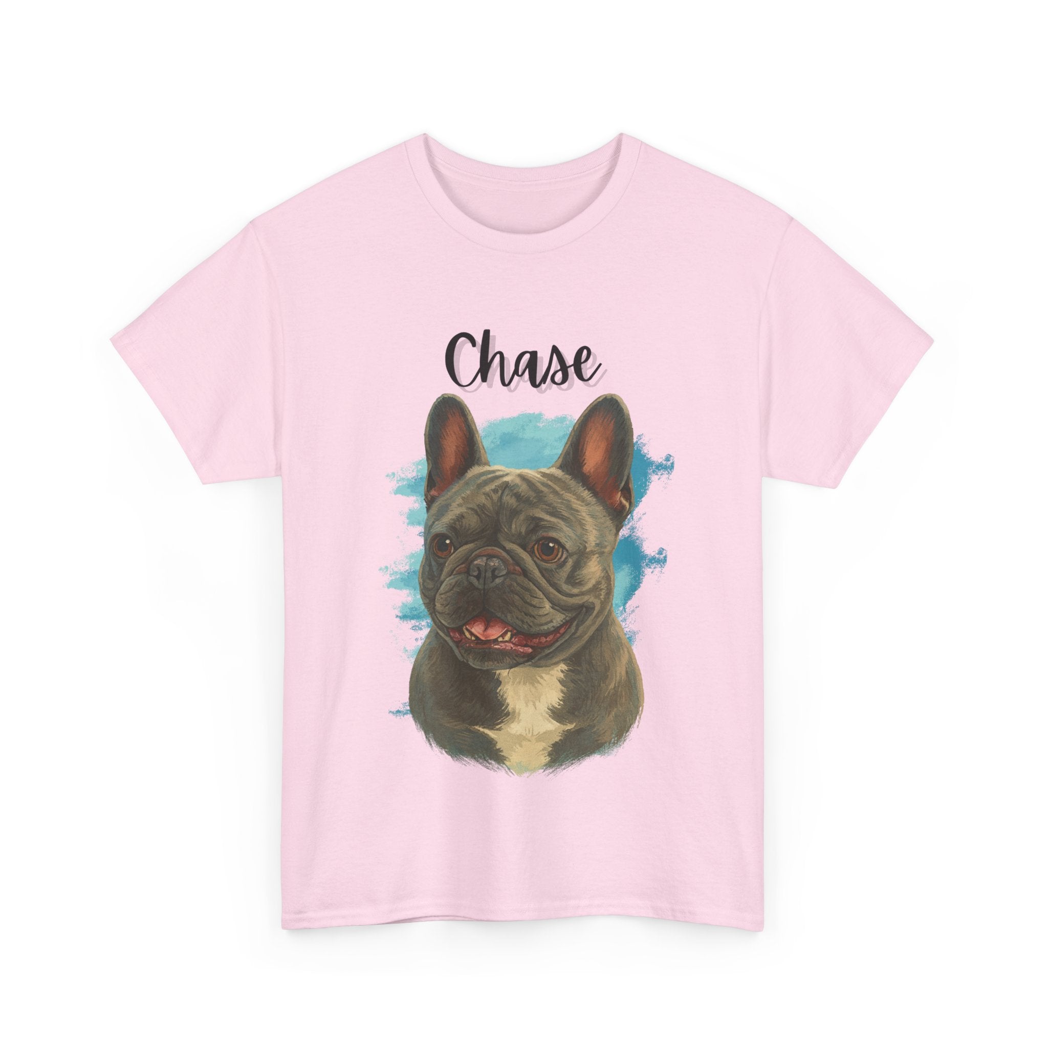 (Chase) Whimsical Dog Portrait Tee Shirt