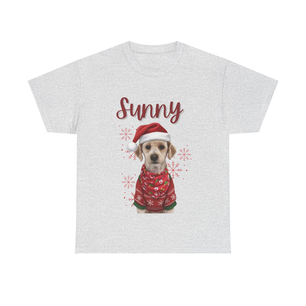(Sunny) Whimsical Dog Portrait Tee Shirt