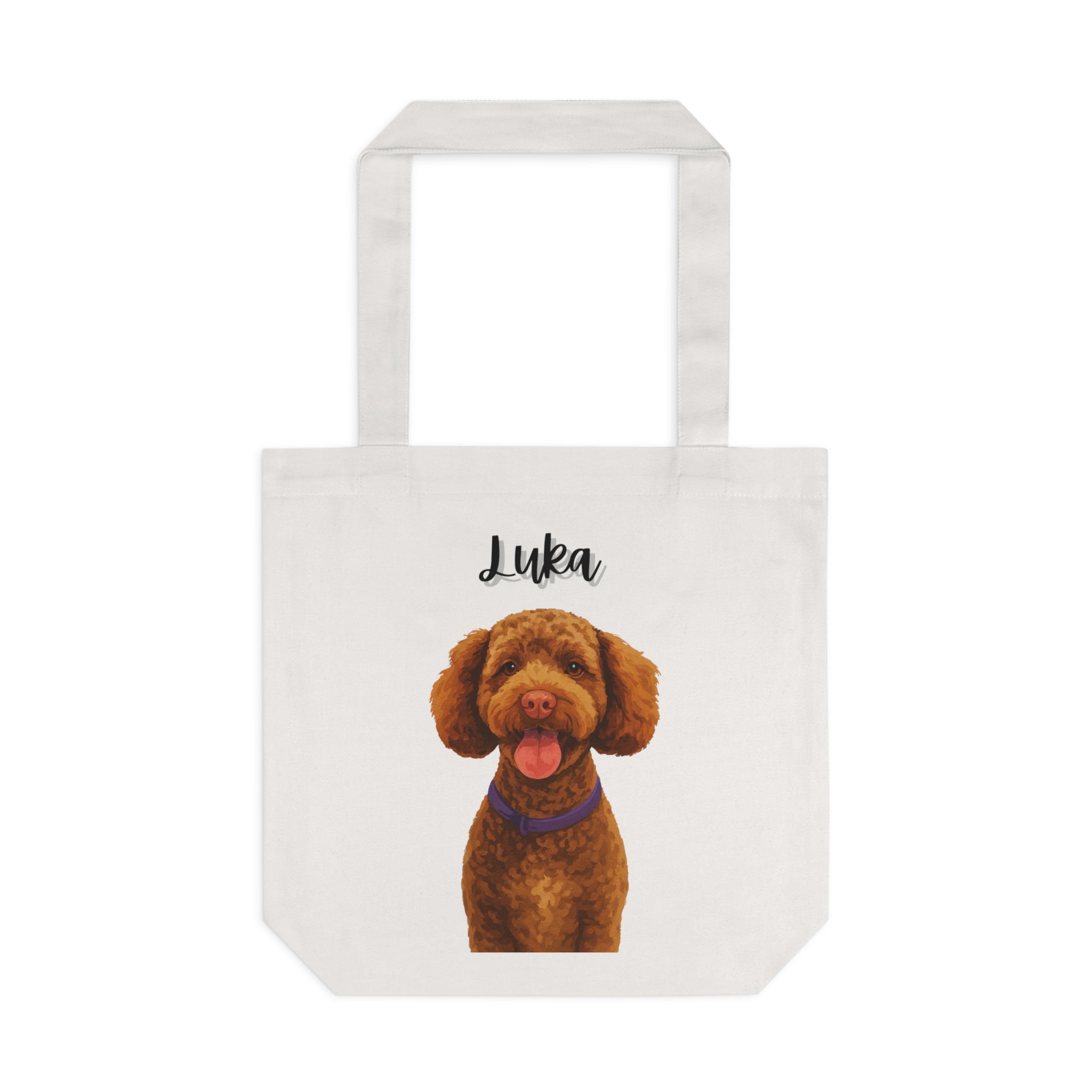 (Luka) Personalized Dog Lover Tote Bag
